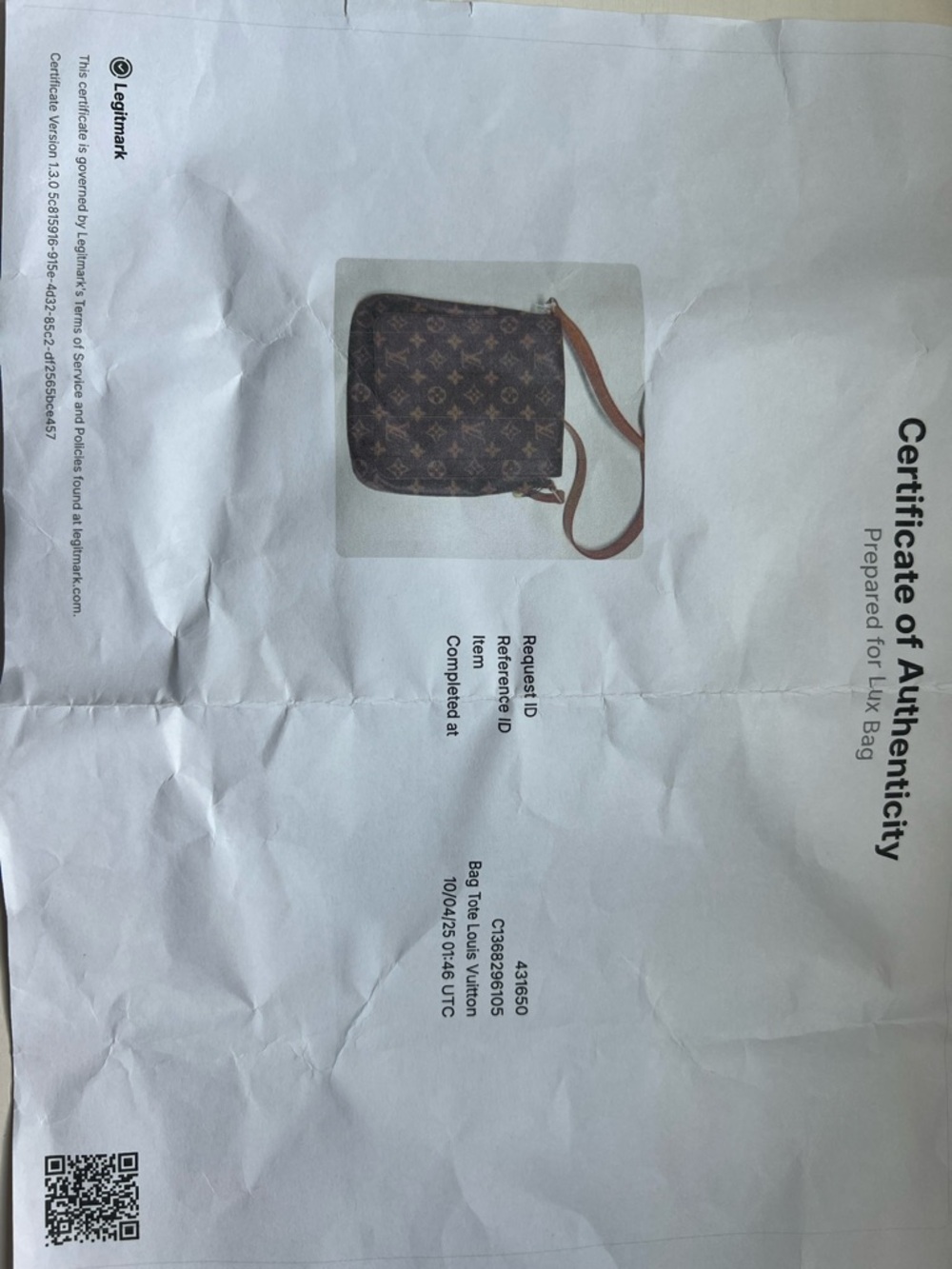 Vintage Louis Vuitton Musetta Salsa Monogram Canvas Crossbody w/COA - Picture 12 of 12